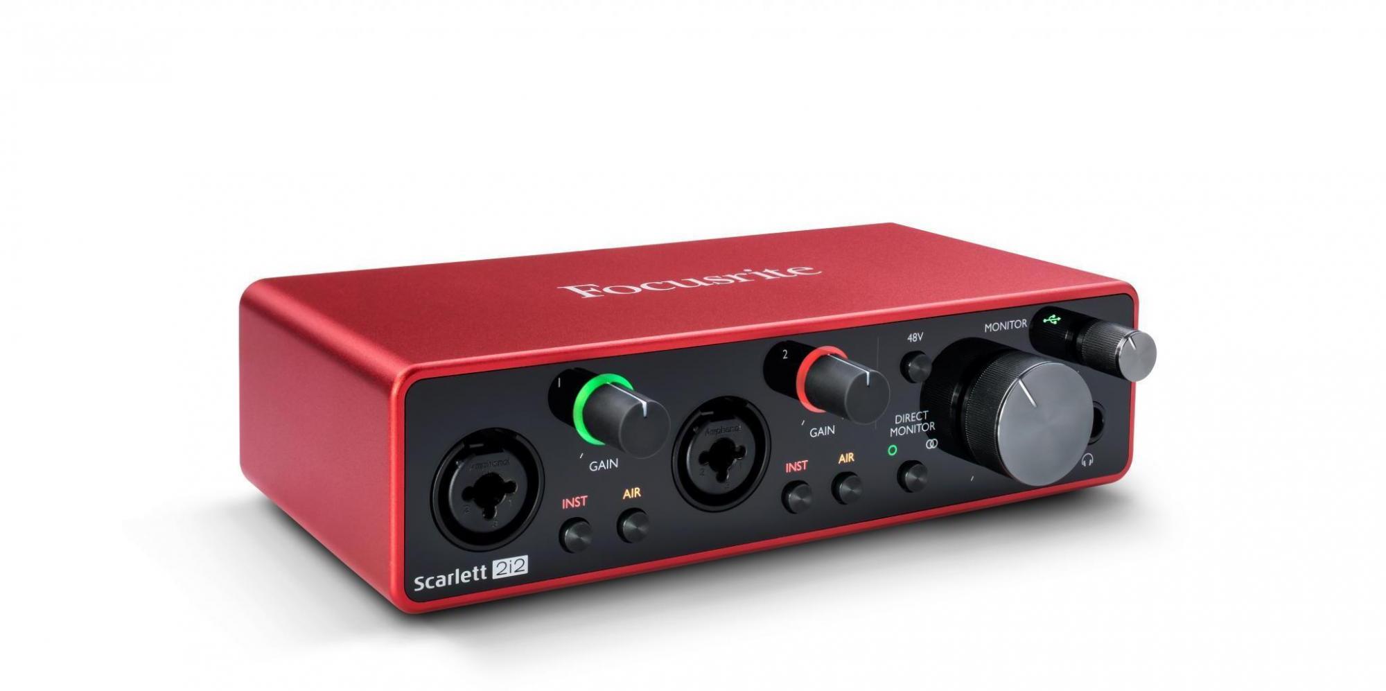 Внешняя звуковая карта focusrite scarlett solo 3rd gen