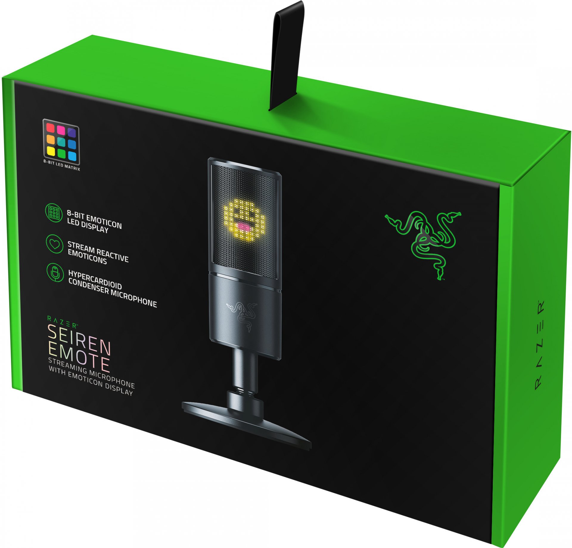 Микрофон razer. Микрофон Razer Seiren emote. Микрофон Razer Seiren emote, черный [rz19-03060100-r3m1]. Микрофон для компьютера Razer Seiren emote. Микрофон Razer Seiren emote, черный.