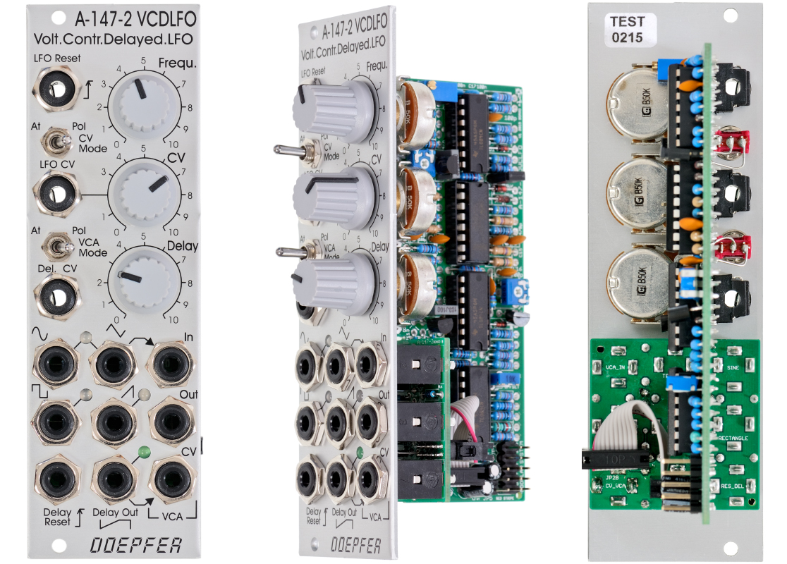 Reset delay. L-1 VC EQ Eurorack модули. Осциллятор синтезатора. Doepfer. Простой LFO модуль.