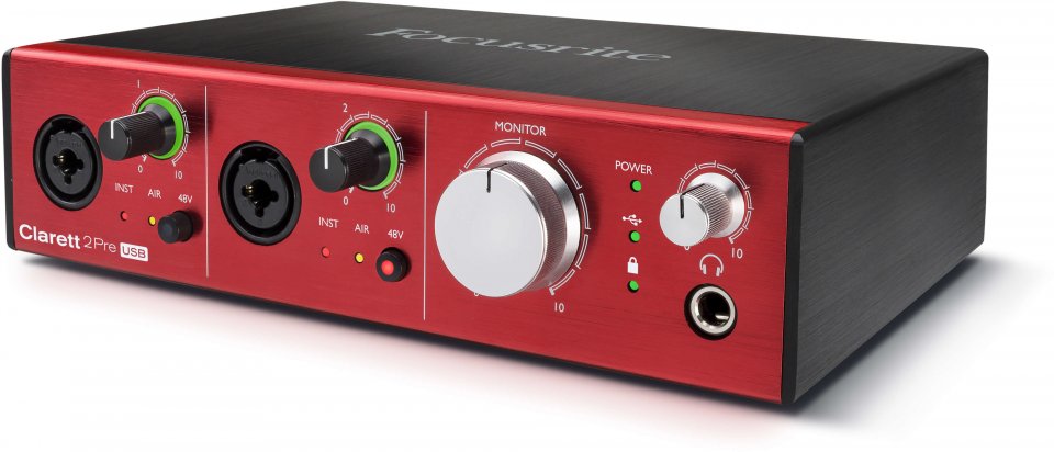 Внешняя звуковая карта focusrite