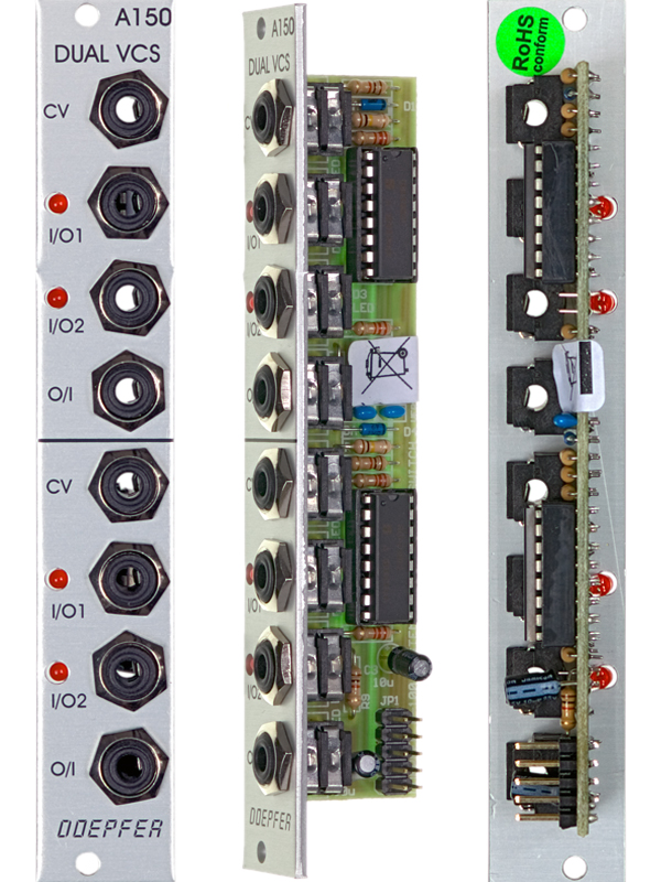 Dual 150. Doepfer a-149-4. Eurorack Switch. Разделитель сигнала модульного синтезатора.